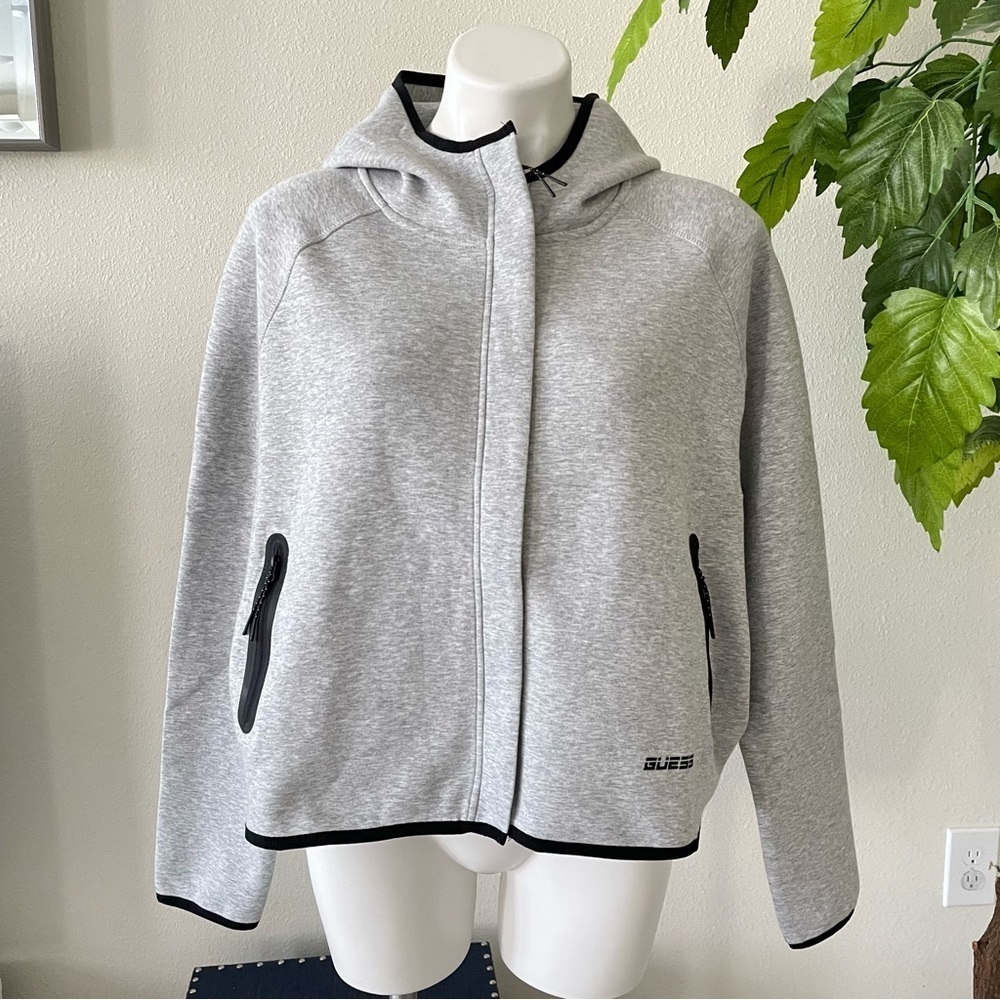 GUESS Women’s Clara Full Zip Sweatshirt